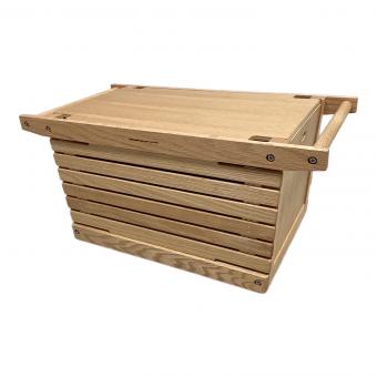 IKIKI (イキキ) 収納ケース シェルフコンテナM オーク