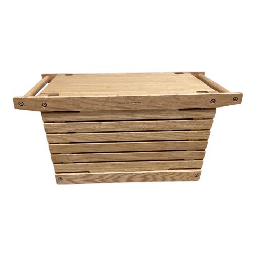 IKIKI (イキキ) 収納ケース シェルフコンテナM オーク