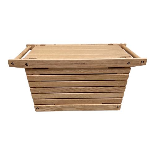 IKIKI (イキキ) 収納ケース シェルフコンテナM オーク