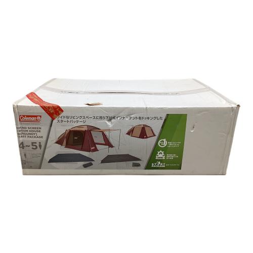 Coleman (コールマン) ツールームテント 2000030320 ラウンドスクリーン2ルームハウス[バーガンディ]スタートパッケージ 約565×340×210cm 4～5人用