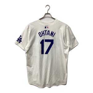 ロサンゼルス・ドジャース 応援グッズ SIZE 52 ホワイト ワールドシリーズ優勝バッジ付エリートジャージ NIKE ユニフォーム 【17】大谷翔平 選手着用仕様