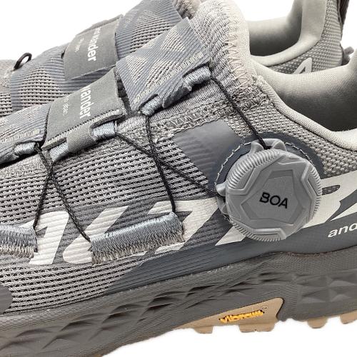 and wander (アンドワンダー)×ALTRA トレッキングシューズ メンズ SIZE 25.5cm グレー ALOA85S799K Timp 5 Boa x Altra トレランシューズ