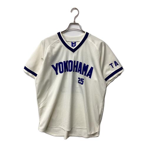 横浜DeNAベイスターズ (ヨコハマディーエヌエーベイスターズ) 応援グッズ SIZE L ホワイト 2016年横浜大洋ホエールズ復刻ユニフォーム ユニフォーム 【25】筒香 嘉智