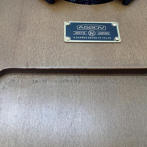 AS2OV (アッソブ) ファニチャーアクセサリー ブラウン×ブラック ※ローバーチェア用 ローバーチェアサイドテーブル