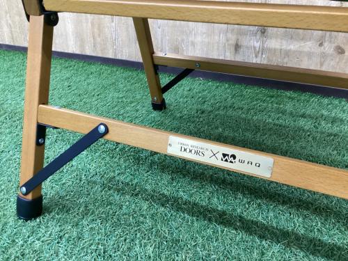 WAQ (ワック)×URBAN RESEARCH アウトドアチェア グレー Folding Wood Chair