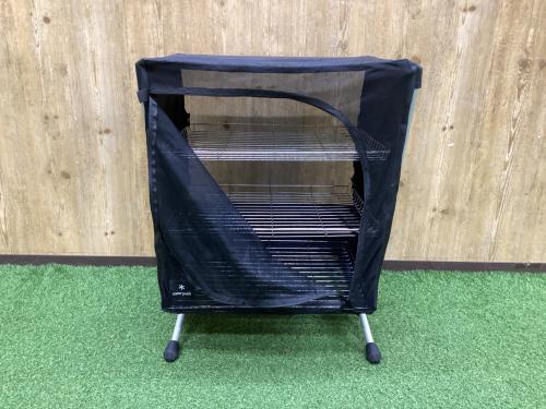 Snow peak (スノーピーク) システムラック ブラック CK-055 メッシュラックスタンド