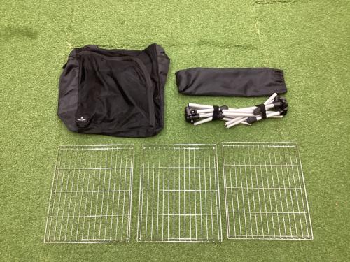 Snow peak (スノーピーク) システムラック ブラック CK-055 メッシュラックスタンド