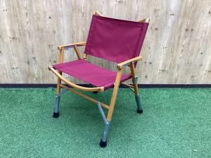 Kermit chair (カーミットチェア) アウトドアチェア バーガンディー USA製 カーミットチェア オーク