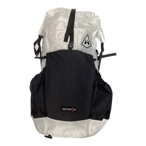 Hyperlite Mountain Gear (ハイパーライトマウンテンギア) バックパック 35L ホワイト×ブラック 背面サイズ：M WAYPOINT 35 背面長 約46～50cm 31-40L(山小屋泊) ダイニーマ