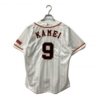 読売ジャイアンツ (ヨミウリジャイアンツ) 応援グッズ SIZE O ホワイト×オレンジ ユニフォーム 亀井善行【9】 プロ仕様モデル