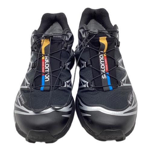 SALOMON (サロモン) トレッキングシューズ メンズ SIZE 27.5cm ブラック×シルバー 474506 XT-6 GTX トレランシューズ GORE-TEX