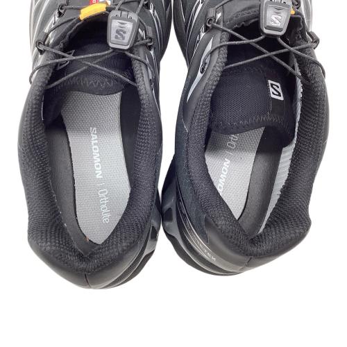 SALOMON (サロモン) トレッキングシューズ メンズ SIZE 27.5cm ブラック×シルバー 474506 XT-6 GTX トレランシューズ GORE-TEX