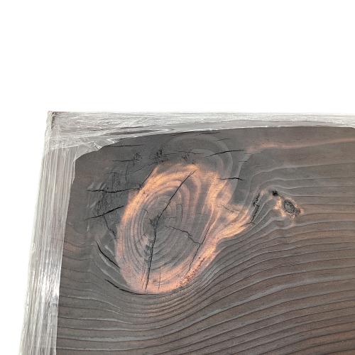 Fatwood Factory (ファットウッド ファクトリー) 焚火台用品 古民家200年古材使用 限定品 ① 古材焼燻し薪割り台S カスタムモデル