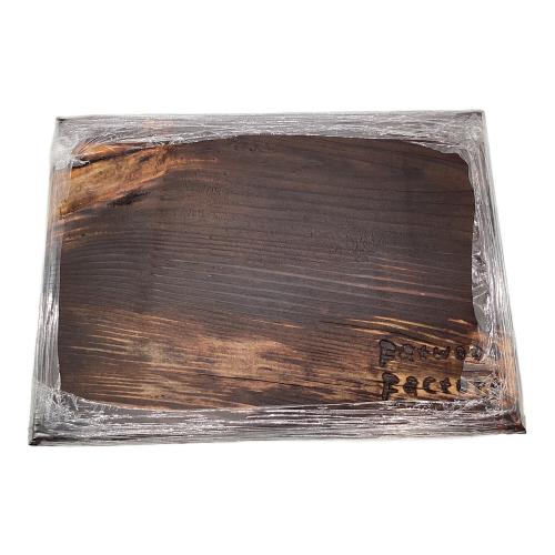 Fatwood Factory (ファットウッド ファクトリー) 焚火台用品 古民家200年古材使用 限定品 ② 古材焼燻し薪割り台S カスタムモデル