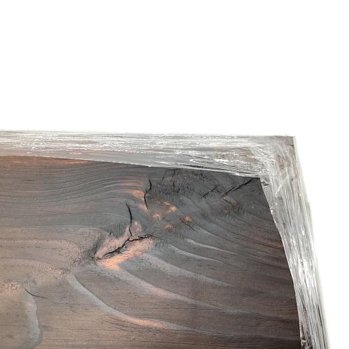 Fatwood Factory (ファットウッド ファクトリー) 焚火台用品 古民家200年古材使用 限定品 ③ 古材焼燻し薪割り台S カスタムモデル