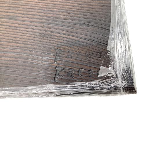 Fatwood Factory (ファットウッド ファクトリー) 焚火台用品 古民家200年古材使用 限定品 ④ 古材焼燻し薪割り台S カスタムモデル