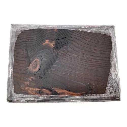 Fatwood Factory (ファットウッド ファクトリー) 焚火台用品 古民家200年古材使用 限定品 ⑤ 古材焼燻し薪割り台S カスタムモデル