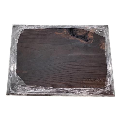 Fatwood Factory (ファットウッド ファクトリー) 焚火台用品 古民家200年古材使用 限定品 ⑦ 古材焼燻し薪割り台S カスタムモデル