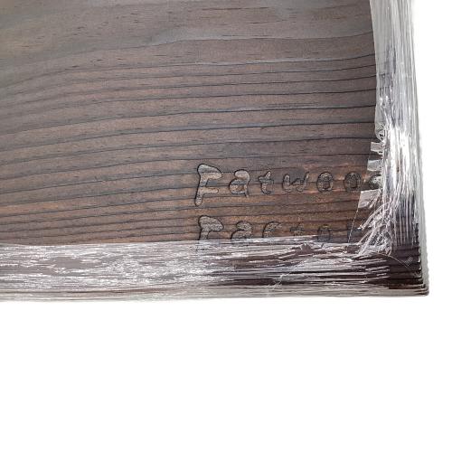 Fatwood Factory (ファットウッド ファクトリー) 焚火台用品 古民家200年古材使用 限定品 ⑦ 古材焼燻し薪割り台S カスタムモデル