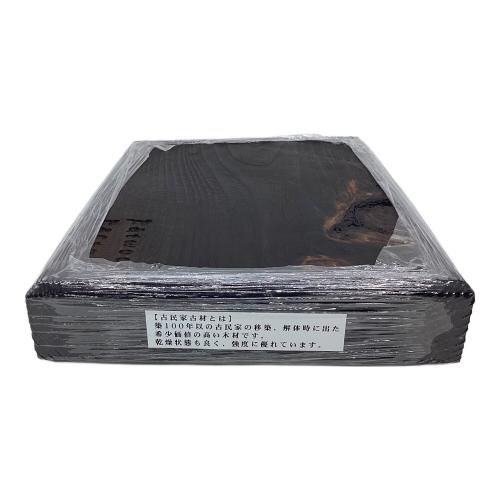 Fatwood Factory (ファットウッド ファクトリー) 焚火台用品 古民家200年古材使用 限定品 ⑦ 古材焼燻し薪割り台S カスタムモデル