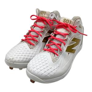 NEW BALANCE (ニューバランス) 野球スパイク メンズ SIZE 25.5cm ホワイト 大谷翔平シグネチャーモデル 「Ohtani 1」 MSHOWT1