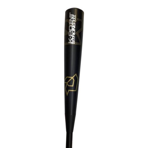 DeMARINI (ディマリニ) 軟式バット 84㎝ ブラック 他社製ケース付 730g ケーポイントストロング3 DJRBKPTBE