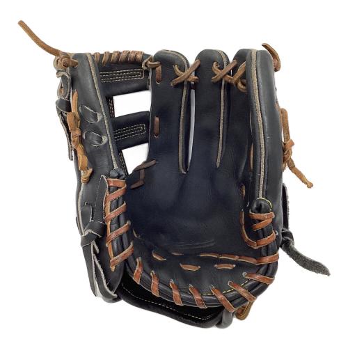 Ip Selec 硬式グローブ ブラック×ブラウン ケース付 内野用