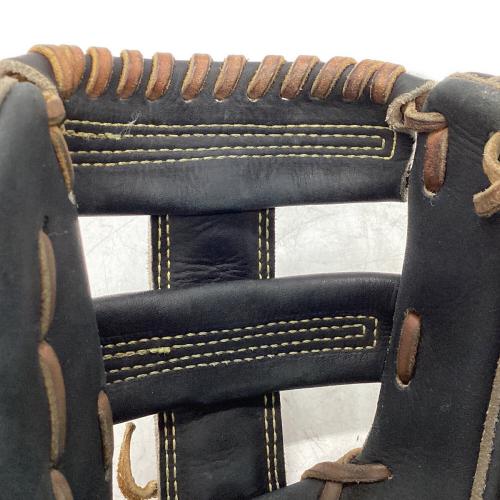 Ip Selec 硬式グローブ ブラック×ブラウン ケース付 内野用