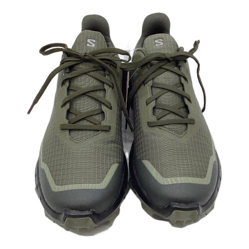SALOMON (サロモン) トレッキングシューズ メンズ SIZE 27cm グリーン×ブラック 473103 アルファクロス5 GTX ローカット GORE-TEX