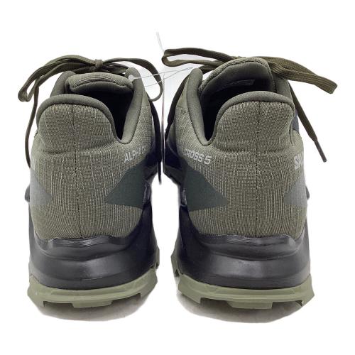 SALOMON (サロモン) トレッキングシューズ メンズ SIZE 27cm グリーン×ブラック 473103 アルファクロス5 GTX ローカット GORE-TEX