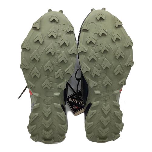 SALOMON (サロモン) トレッキングシューズ メンズ SIZE 27cm グリーン×ブラック 473103 アルファクロス5 GTX ローカット GORE-TEX