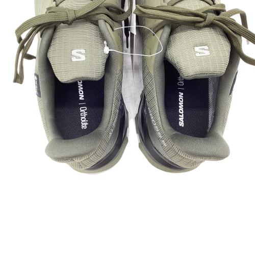 SALOMON (サロモン) トレッキングシューズ メンズ SIZE 27cm グリーン×ブラック 473103 アルファクロス5 GTX ローカット GORE-TEX