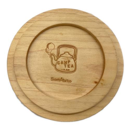 大島園×OUTDOOR MONSER×SOMABITO アウトドア雑貨 木製LID
