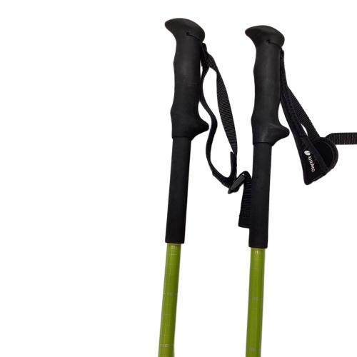 SINANO (シナノ) トレッキングポール 100~115㎝ 黄緑 ※スノーバスケット付属無し