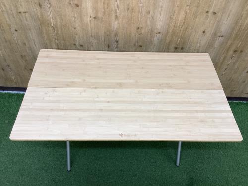 Snow peak (スノーピーク) アウトドアテーブル LV-015TR ワンアクションテーブルロング竹