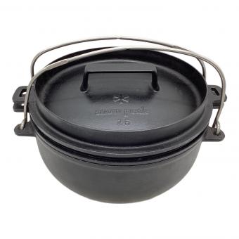 Snow peak (スノーピーク) ダッチオーブン CS-520 和鉄ダッチオーブン 26