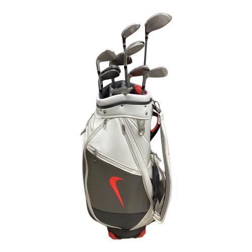 NIKE (ナイキ) ゴルフクラブ&キャディバッグセット ホワイト×グレー SLINGSHOT 11本セット