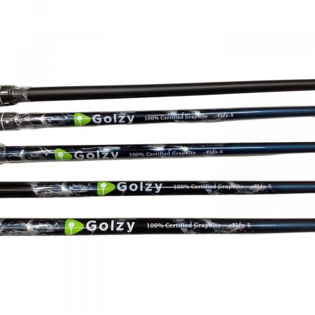Golzy ゴルフクラブ&キャディバッグセット ブラック クラブ5本セット Golzy ゴルフクラブ&キャディバッグセット ブラック クラブ5本セット