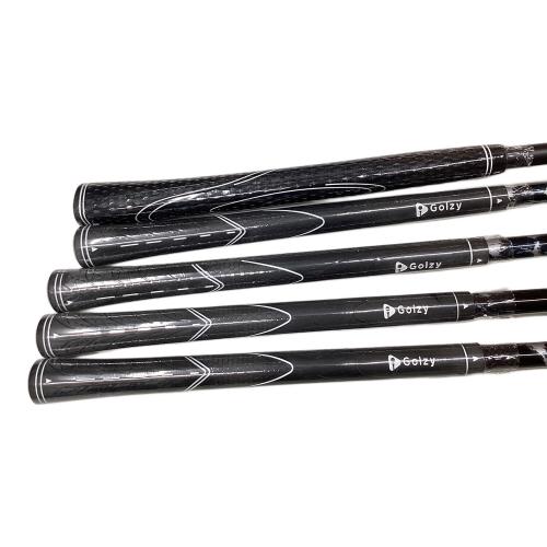 Golzy ゴルフクラブ&キャディバッグセット ブラック クラブ5本セット&スタンド式キャディバッグ 5本セット(3W/UT4/7I/PW/パター)