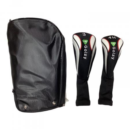 キャディーバッグ＆クラブ５本セット Golzy ゴルフクラブ&キャディバッグセット ブラック クラブ5本