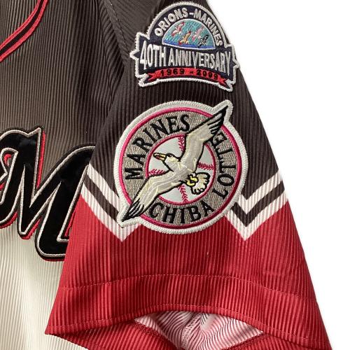 千葉ロッテマリーンズ (チバロッテマリーンズ) 2009年ビジター 応援グッズ NPBマーク有 SIZE Free ホワイト×ブラック