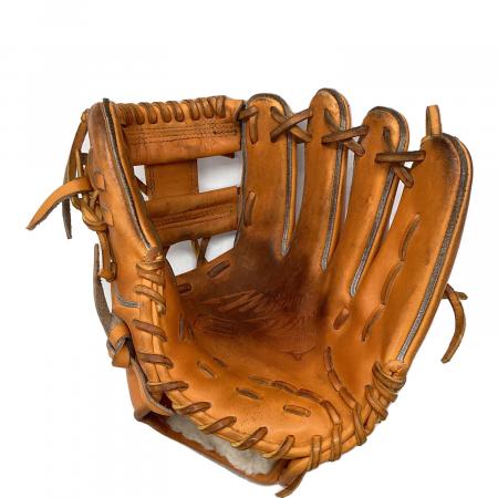 ミズノ軟式グローブ セカンド用オレンジ 収納袋付き MIZUNO (ミズノ) 軟式グローブ 約27.5cm オレンジ グローブケース付