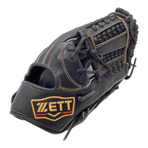 ZETT (ゼット) 軟式グローブ ブラック ケース付 PROSTATUS 内野用 BRGB30410