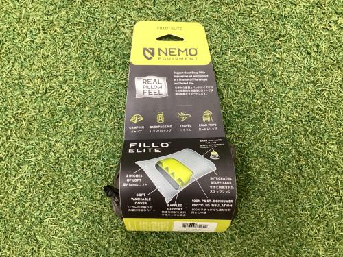 NEMO (ニーモ) ピロー 39×27cm NM-FLOEL-MG FILLOELITEミッドナイトグレー