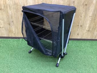 Snow peak (スノーピーク) システムラック ブラック CK-055 メッシュラックスタンド