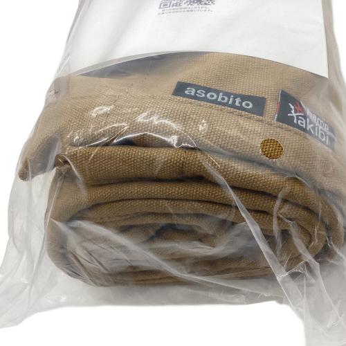 asobito (アソビト) ソロテント キャメル180×180cm 焚き火軍幕