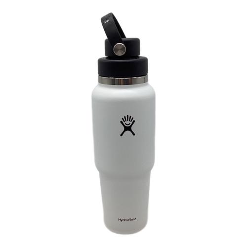 HydroFlask アウトドア食器 32oz ホワイト WIDE MOUTH FLEX CHUG CAP