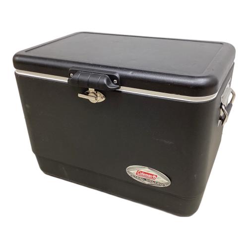 Coleman (コールマン) クーラーボックス 54QT(約51L) ブラック スチールベルトクーラー