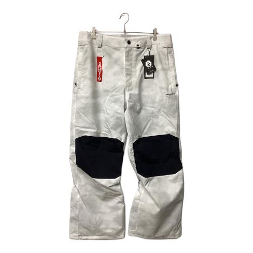 VOLCOM (ボルコム) スノーボードウェア(パンツ) メンズ SIZE L ホワイト G1352510 SNOW BILLOW PANT