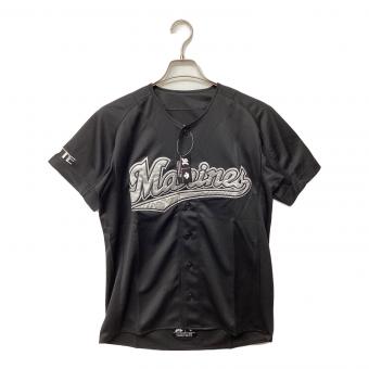 千葉ロッテマリーンズ (チバロッテマリーンズ) 応援グッズ SIZE S ブラック ユニフォーム 復刻2000-2004年ビジターユニフォーム レプリカ